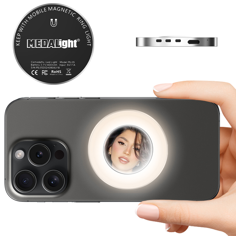Phone Fill Light with Convex Mirror RL-05