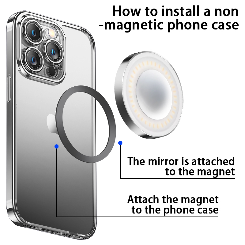 Phone Fill Light with Convex Mirror RL-05