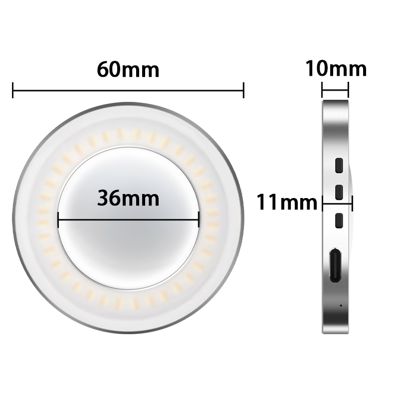 Phone Fill Light with Convex Mirror RL-05